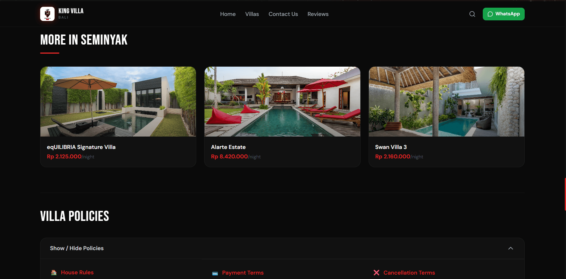 King Villa Bali screenshot 6