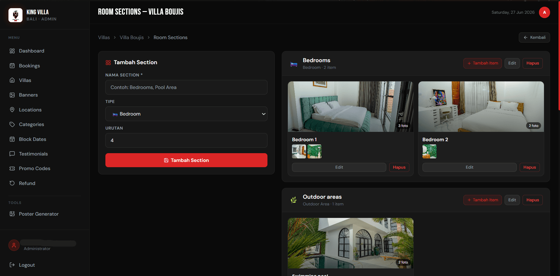 King Villa Bali screenshot 20