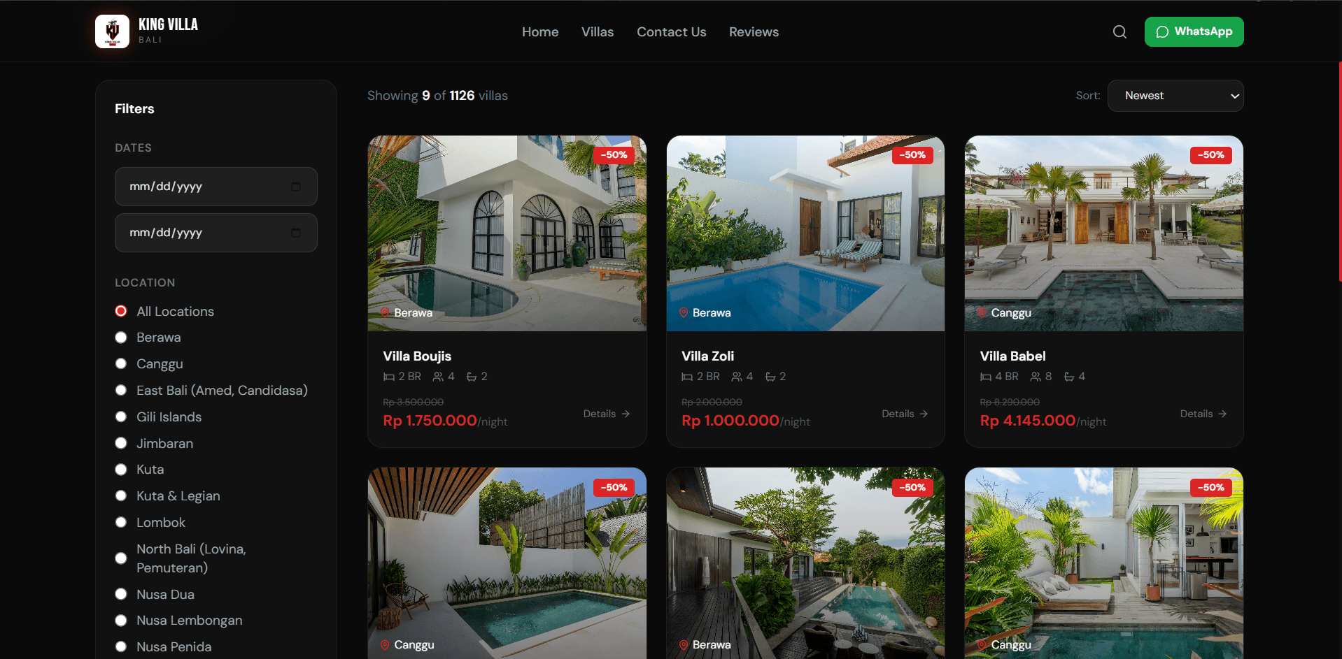 King Villa Bali screenshot 2