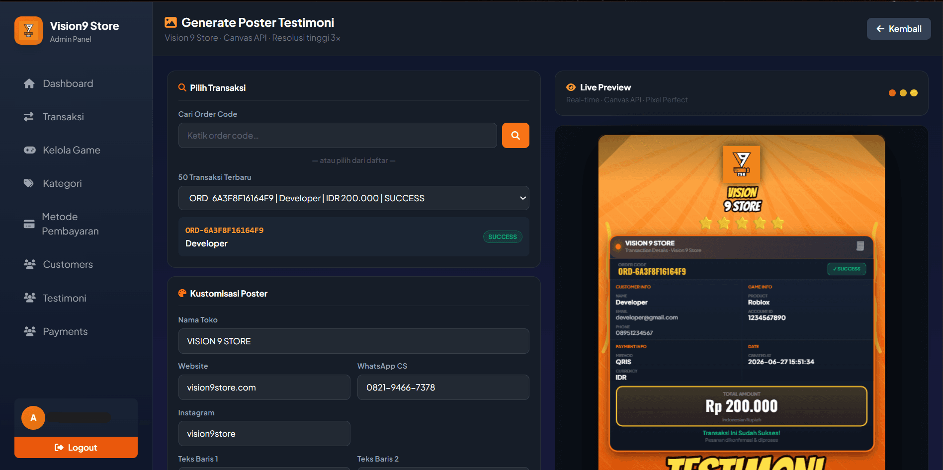 Vision9 Store screenshot 16